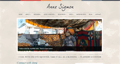 Desktop Screenshot of annesigmon.com